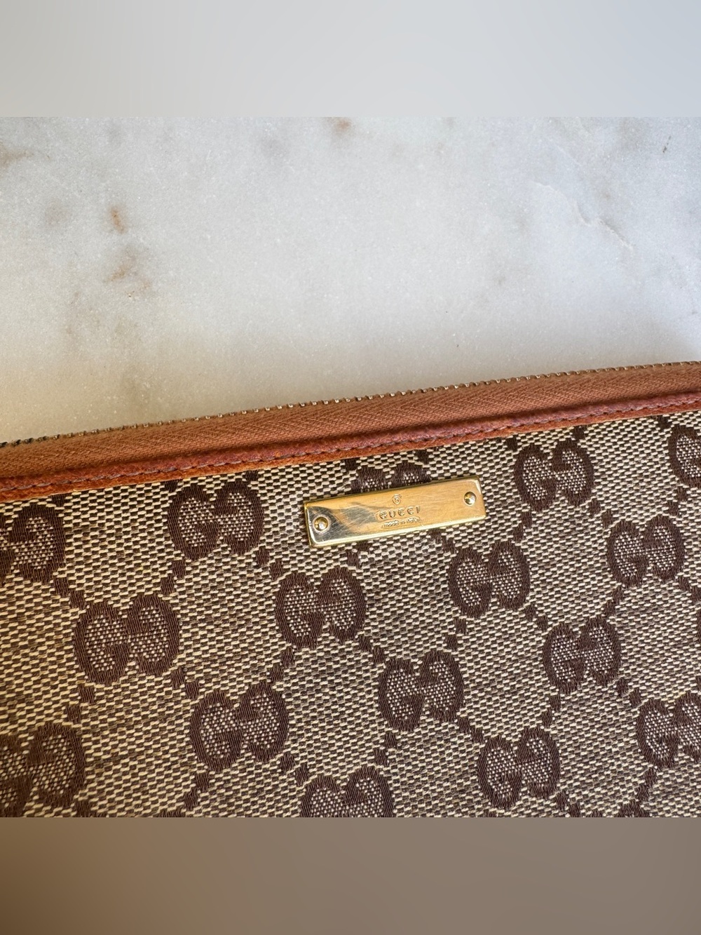 SOLD Gucci GG Canvas Long Zippy Wallet - Picture 4 of 15